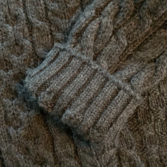 LL Bean Irish Fisherman Sweater - Picture 7 of 9